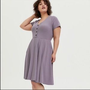 Torrid Skater Dress Purple Lilac 26 4x